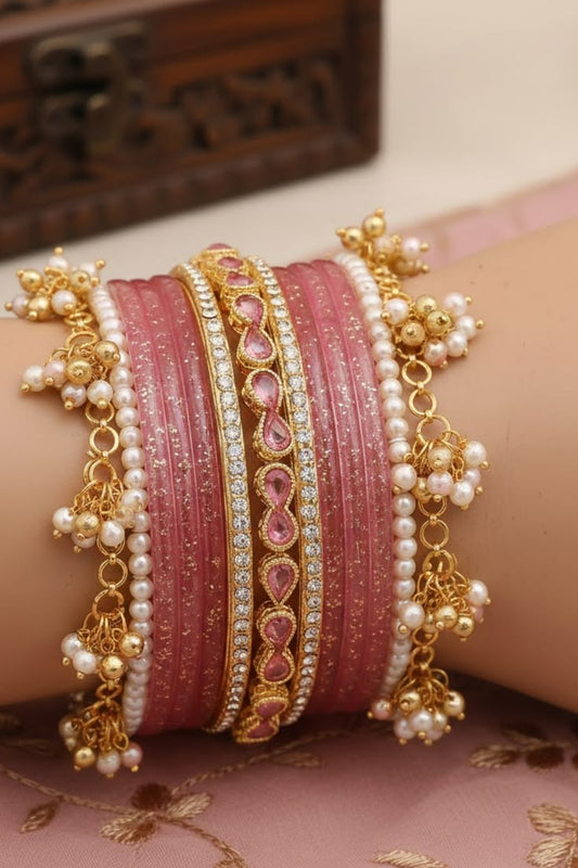 Kashmiri Latkan Bangles Set